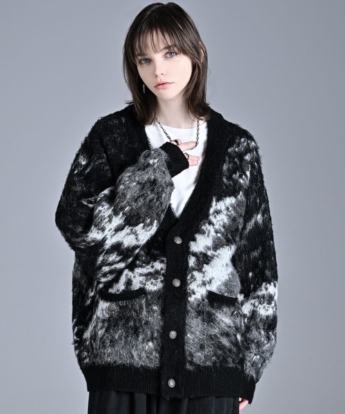 ADRER カーディガン extra quality heavy weight jacquard knit