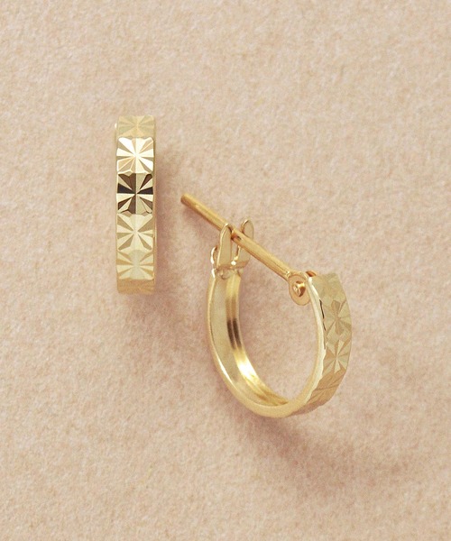 K18フープピアス 18K（両耳）k18YGk18WG k18PG AU750 18金フープピアスK18ピアス