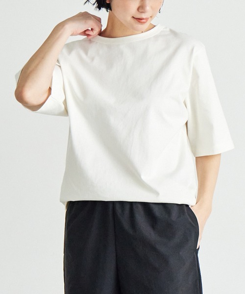 for/c（フォーシー） tシャツ 半袖 「for/c and」撥水ボックスTシャツ