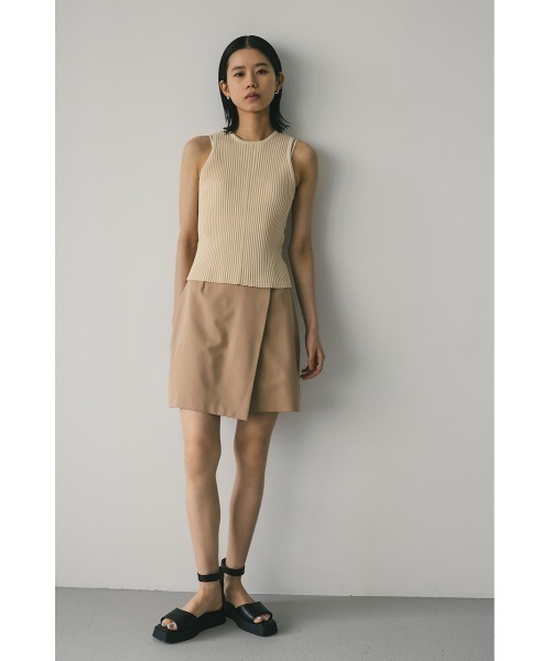 STYLEMIXER タンクトップ ノースリーブ サイドホールニット