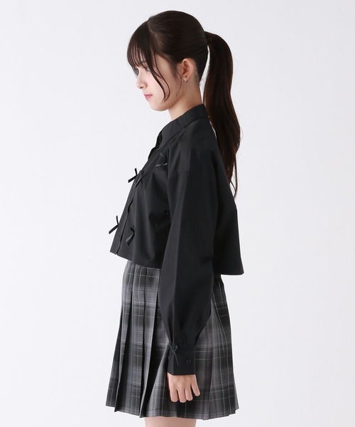 repipi armario（レピピアルマリオ） ブラウス シャツ リボンショート