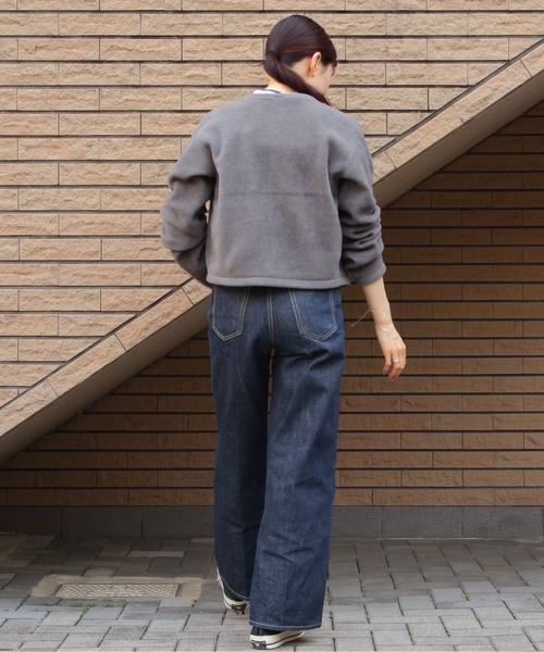 ORCIVAL（オーシバル） カーディガン フリース クルーネック