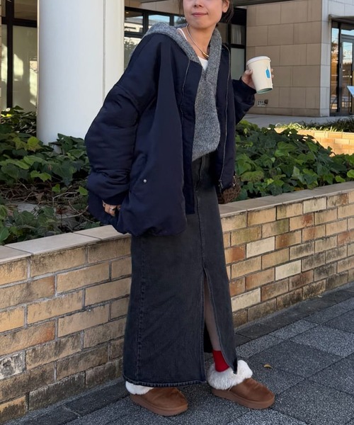 Discoat（ディスコート） スカート USコットンデニムナロースカート