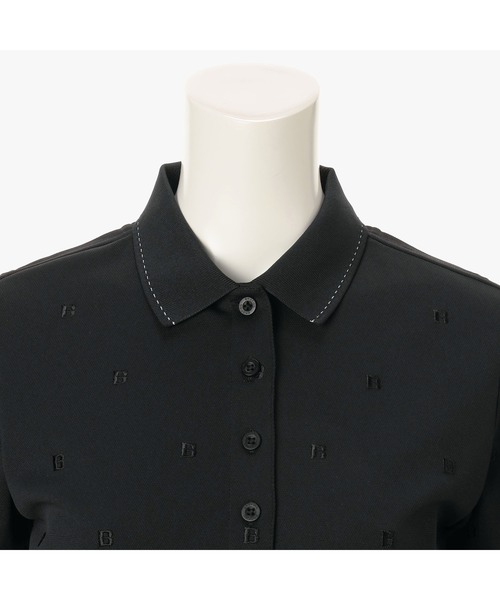 BRIEFING ポロシャツ ポロ WOMEN'S ALLOVER EMB POLO レディース