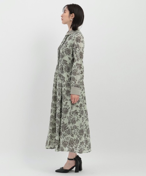 花柄　ワンピース Andemiu（アンデミュウ） ワンピース フラワーフロッキーワンピース