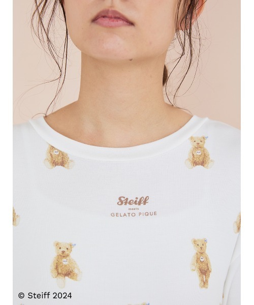 専用gelato pique ジェラートピケ Steiff ルームウェア ワンピ gelato pique パジャマ ルームウェア 「Steiff」James柄