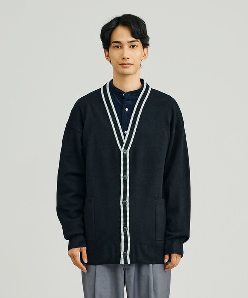 J.PRESS YORK STREET カーディガン 「UNISEX」ANTI PILLING WOOL V