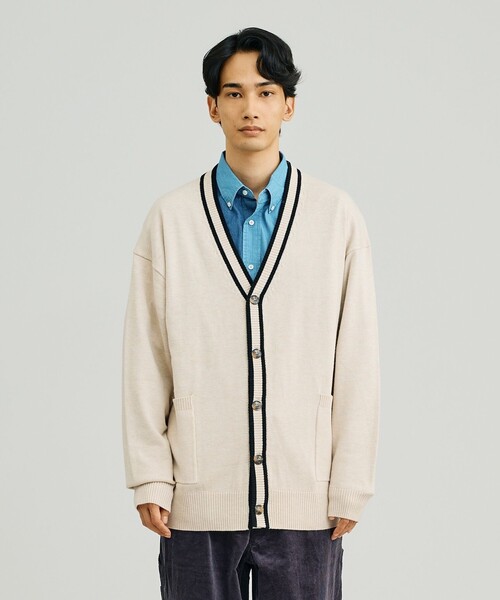 J.PRESS YORK STREET カーディガン 「UNISEX」ANTI PILLING WOOL V