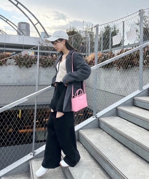 パンツ rosyluce ROSY LUCE（ロージールーチェ） スウェットパンツ ジャージ カットオフ