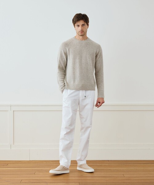 JAMES PERSE セーター ニット ライトテクスチャードカシミヤ ラグラン