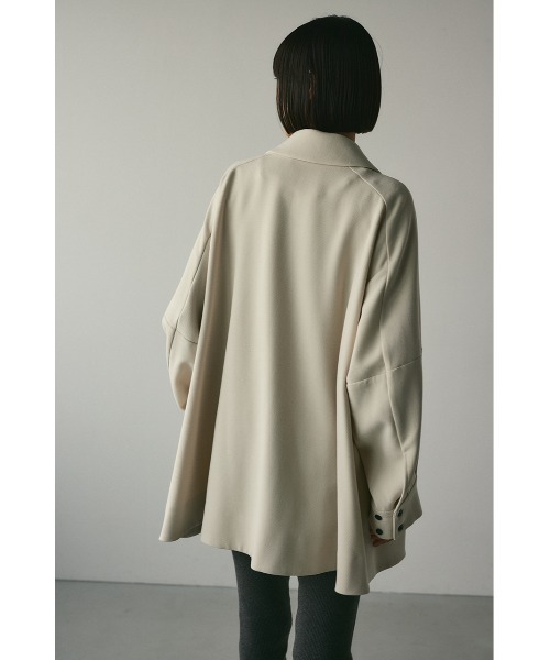 STYLEMIXER ジャケット ノーカラージャケット タックスリーブ