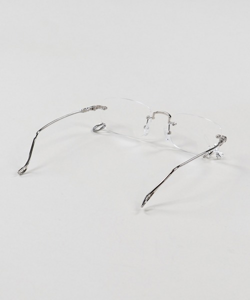 新品未使用ランクAAA/ハイクオリティ/眼鏡/リムレスメガネ/クロムハーツ好きに SPINNS（スピンズ） 伊達メガネ メガネ 眼鏡 SNSで話題彡韓国っぽ