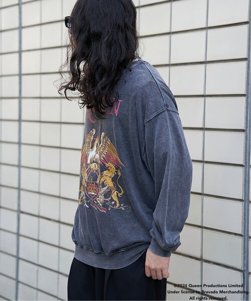 VENCE EXCHANGE トレーナー スウェット Queen クイーン ロゴスウェット