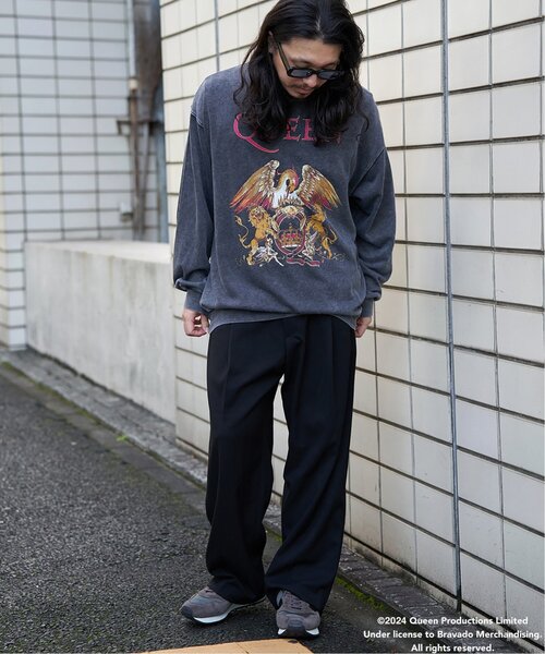 VENCE EXCHANGE トレーナー スウェット Queen クイーン ロゴスウェット