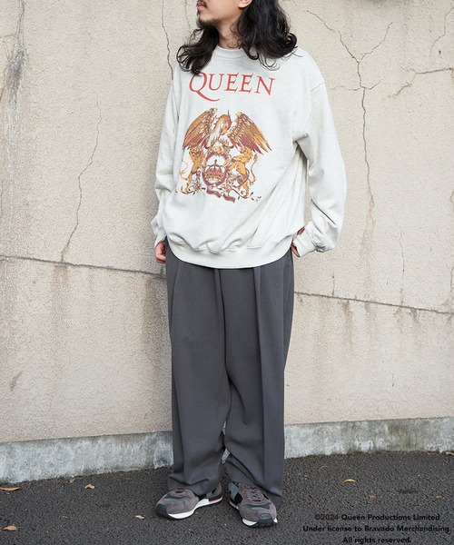 VENCE EXCHANGE トレーナー スウェット Queen クイーン ロゴスウェット