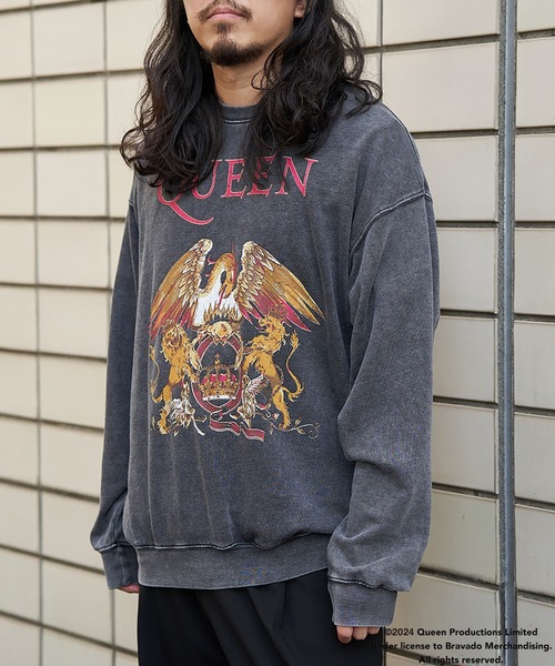 VENCE EXCHANGE トレーナー スウェット Queen クイーン ロゴスウェット