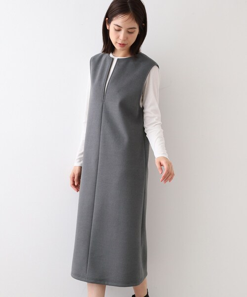 INDIVI - インディヴィ ワンピース 大きいサイズ44 定価約3万円