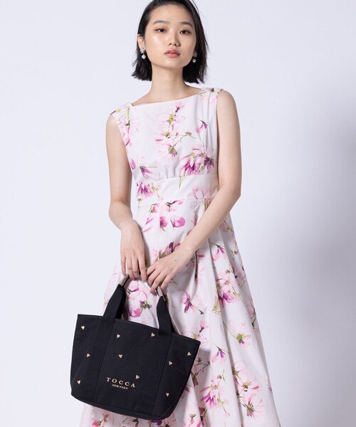 TOCCA トートバッグ LUCKY SHOWER CANVASTOTE キャンバス