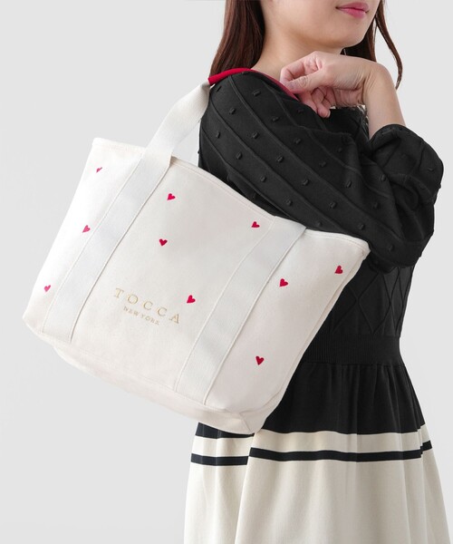 TOCCA トートバッグ LUCKY SHOWER CANVASTOTE キャンバス