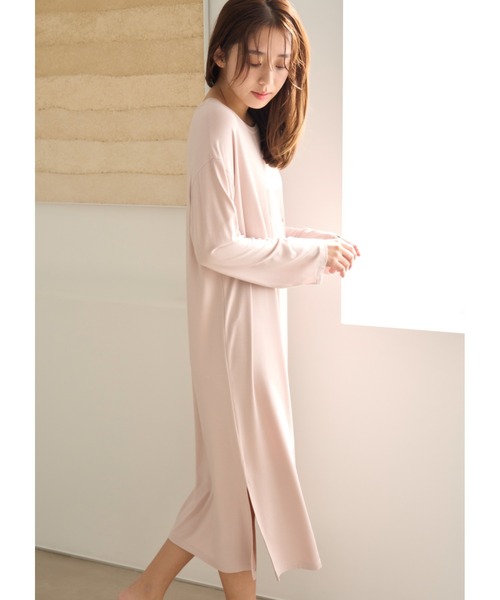 SNIDEL HOME 新品 ワンピース 部屋着 SNIDEL HOME ルームウェア 部屋着 チョコモチーフTシャツ