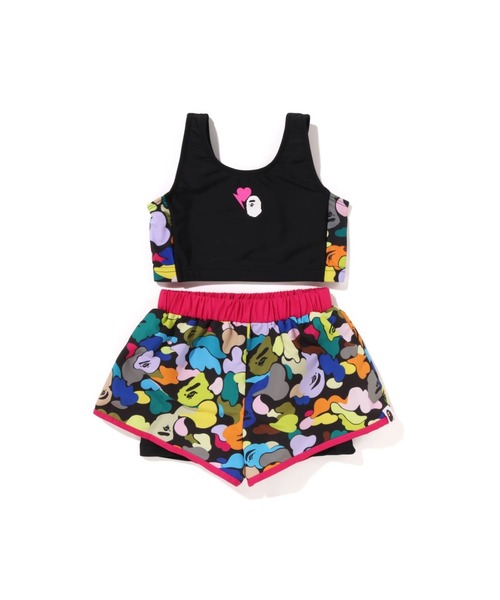 A BATHING APE 水着 MULTI CAMO SEPARATE SWIMWEAR キッズ 子供 女の子 