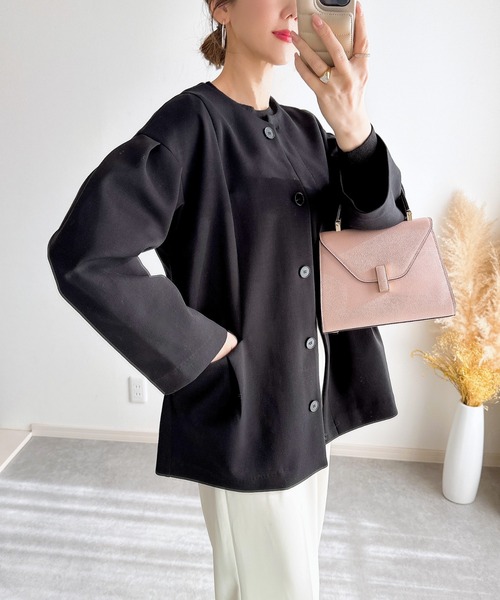 &. NOSTALGIA（ノスタルジア） コート アウター 「ZOZO限定」袖タック