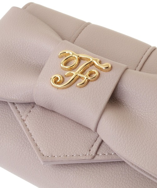 Maison de FLEUR EC限定ベルトリボンミニウォレット メゾフル EC限定ベルトリボンミニウォレット（財布）｜Maison de FLEUR