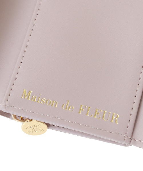 Maison de FLEUR 財布 EC限定ベルトリボンミニウォレット
