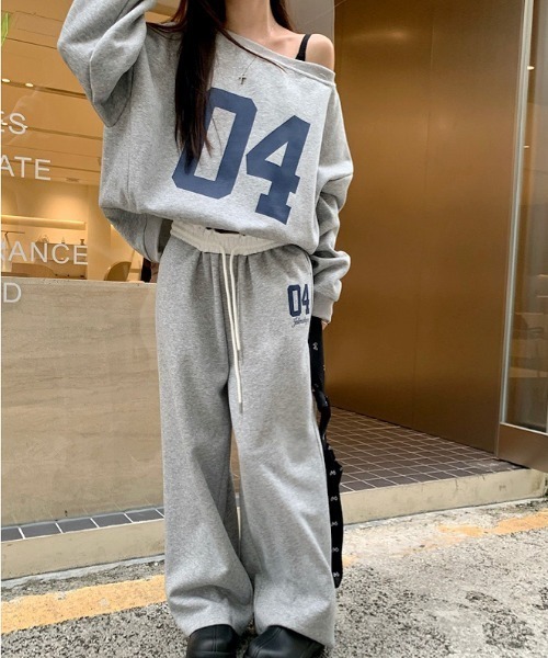 gen88hiro 専用スウェットトレナーパンツセット SHEENA（シーナ） セットアップ セットアップ ワンショルダー