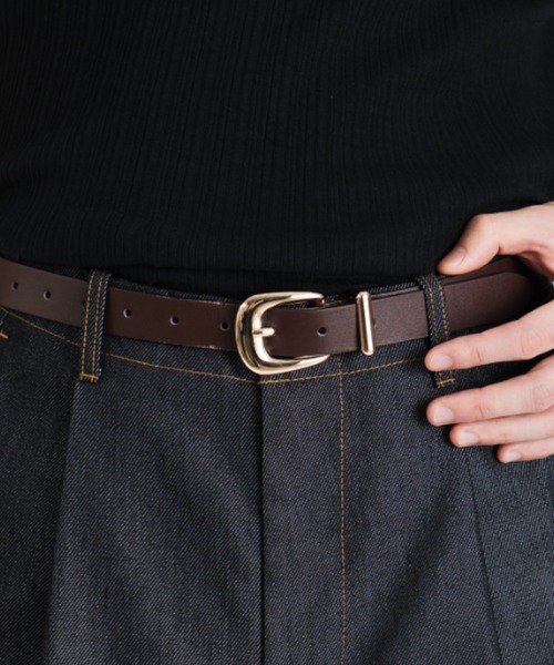 SINSS ベルト Leather belt / レザーベルト メンズ レディース