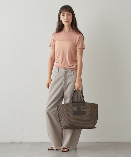 【イアクッチ】ソルベット L PAGLIA/RUGA トートバッグ IACUCCI トートバッグ ソルベット L PAGLIA/RUGA レディース
