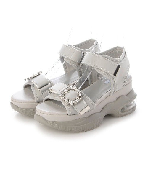 極美品✧定価24,200円 AULA AILA厚底 ビブラムソールサンダル 極美品】AULA AILA ビブラムソールサンダル 厚底サンダル／半額以下