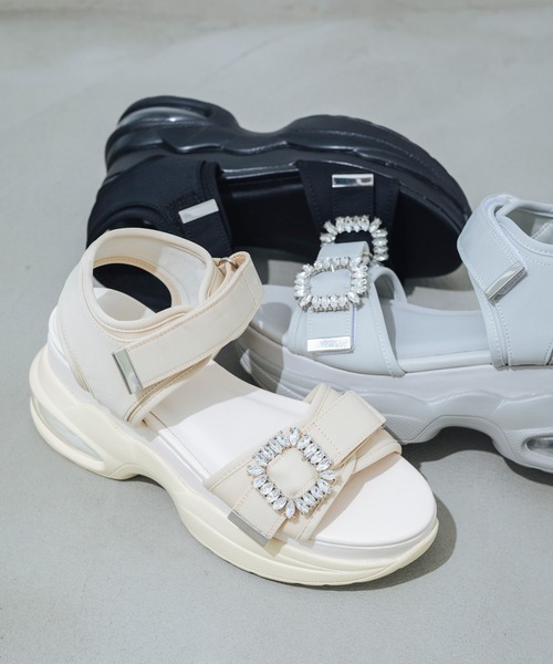 新品未使用✨️DIANA✨️履きやすい チェーンボリュームソールサンダル♡ 本日最終‼️新品未使用✨️DIANA✨️チェーンボリュームソール