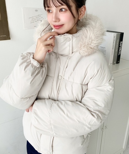 DANTON フード付きダウンジャケット 34サイズ アイボリー DANTON ダントン アイボリー フード付き ダウンジャケット - メルカリ