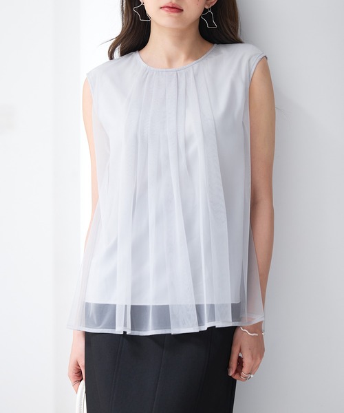 HOWDYセイラーノースリーブブラウスsailornosleeveblouse白 HOWDYセーラー ノースリーブ ブラウス (white) - メルカリ