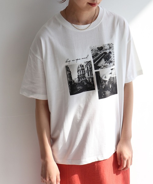 anyfee tシャツ 半袖 「anyfee/プラスサイズ」ロゴプリント半袖Tシャツ