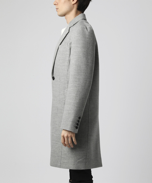 「VANQUISH」 チェスターコート L ベージュ メンズ_画像9