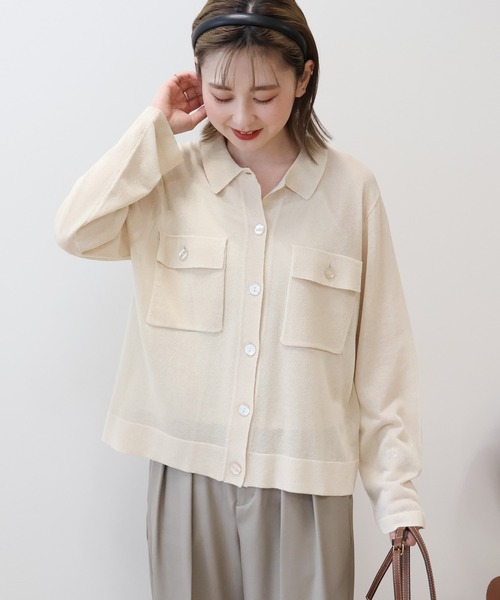 カーディガン HOLiC パターンメッシュカーディガン　325925 レディース HOLiC パターンメッシュカーディガン 325925（カーディガン