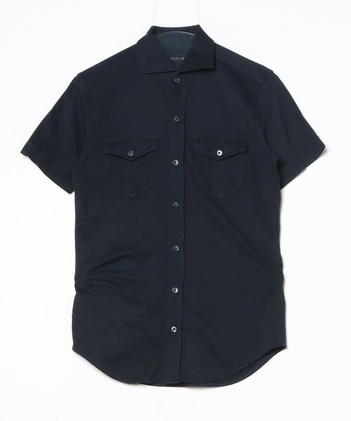Estnation 半袖　シャツ ESTNATION 「ESTNATION」 半袖シャツ SMALL ネイビー メンズ