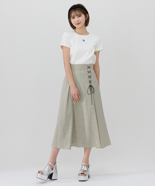 zoe スリットロングスカート REDYAZEL スカート スピンドルスリットロングスカートスカート