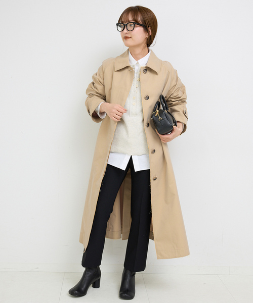 SLOBE IENA 「SLOBE IENA」 ステンカラーコート 38 ベージュ