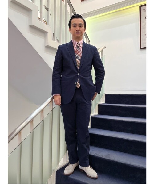 未使用 brooks brothers シアサッカー テーラードジャケット BROOKS BROTHERS ジャケット テーラードジャケット スーピマ