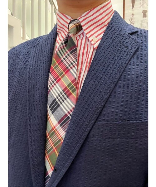 未使用　brooks brothers シアサッカー　テーラードジャケット BROOKS BROTHERS ジャケット テーラードジャケット スーピマ