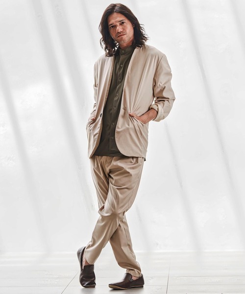 CAMBIO（カンビオ） ジャケット ノーカラージャケット mj10744-TRノー