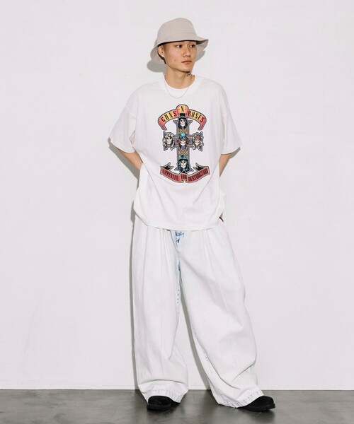 Guns&#39;n Roses 横浜Tシャツ サイズS 日本製プリント有り Guns N' Roses 2025 横浜公演限定Tシャツ XL ガンズ 日本 - メルカリ