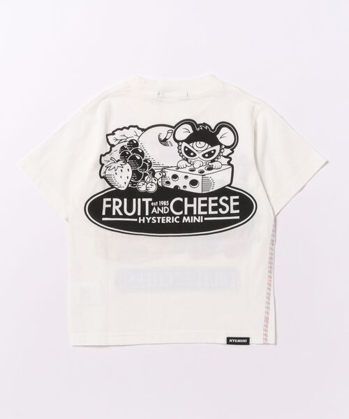 tシャツ Hystericmini　FRUIT AND CHEESE MOUSY MINI 半袖Tシャツ キッズ 子供服 男の子 女の子の画像