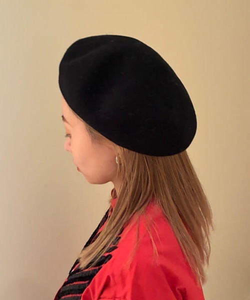 agnes b.（アニエスベー） ベレー帽 TU ブラック レディース