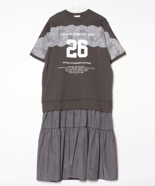 DOUBLE STANDARD CLOTHING ワンピース タフタドッキング