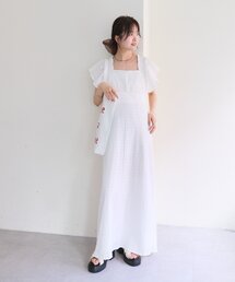 mystic ワンピース シャーリングスクエアワンピース : ZOZOTOWN