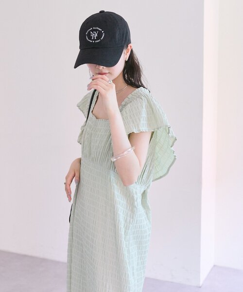 mystic ワンピース シャーリングスクエアワンピース : ZOZOTOWN